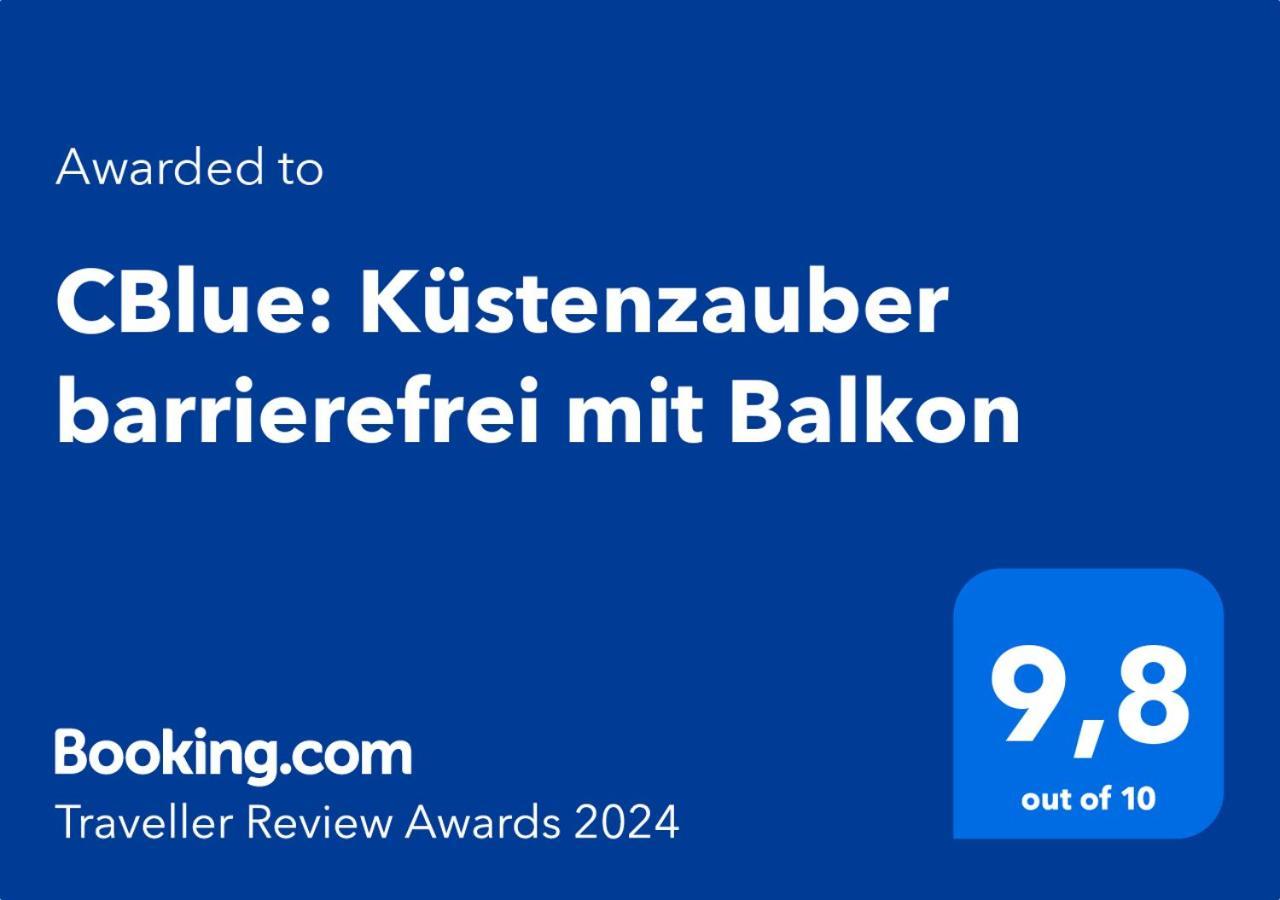 Cblue: Kuestenzauber Barrierefrei Mit Balkon Хайлигенхафен Экстерьер фото